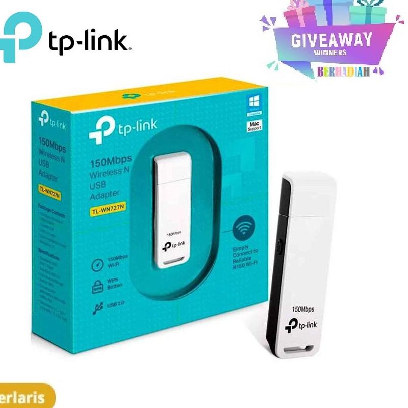 ➻ TPLink TL-WN727N USB Wireless WiFi Adapter TP-LINK TL WN727N WN727 N1 ✼