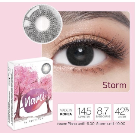 Softlens Nami by Exoticon Normal Dia 14,5mm + Lenscase / COD Softlens