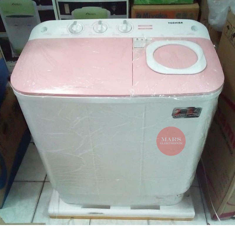 Mesin Cuci 2 Tabung TOSHIBA VH-H85MN 8 KG Low Watt Cuci dan Kering Garansi Resmi Toshiba 7TH