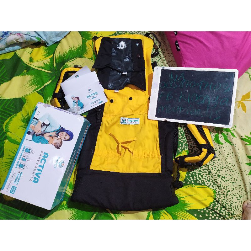 preloved gendongan m shape / gendongan activa / ssc activa / pl activa