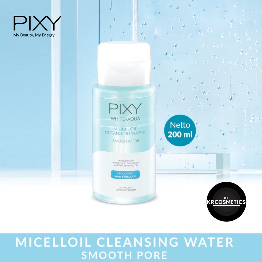 PIXY white aqua micellar oil cleansing water smooth pore 200 ml