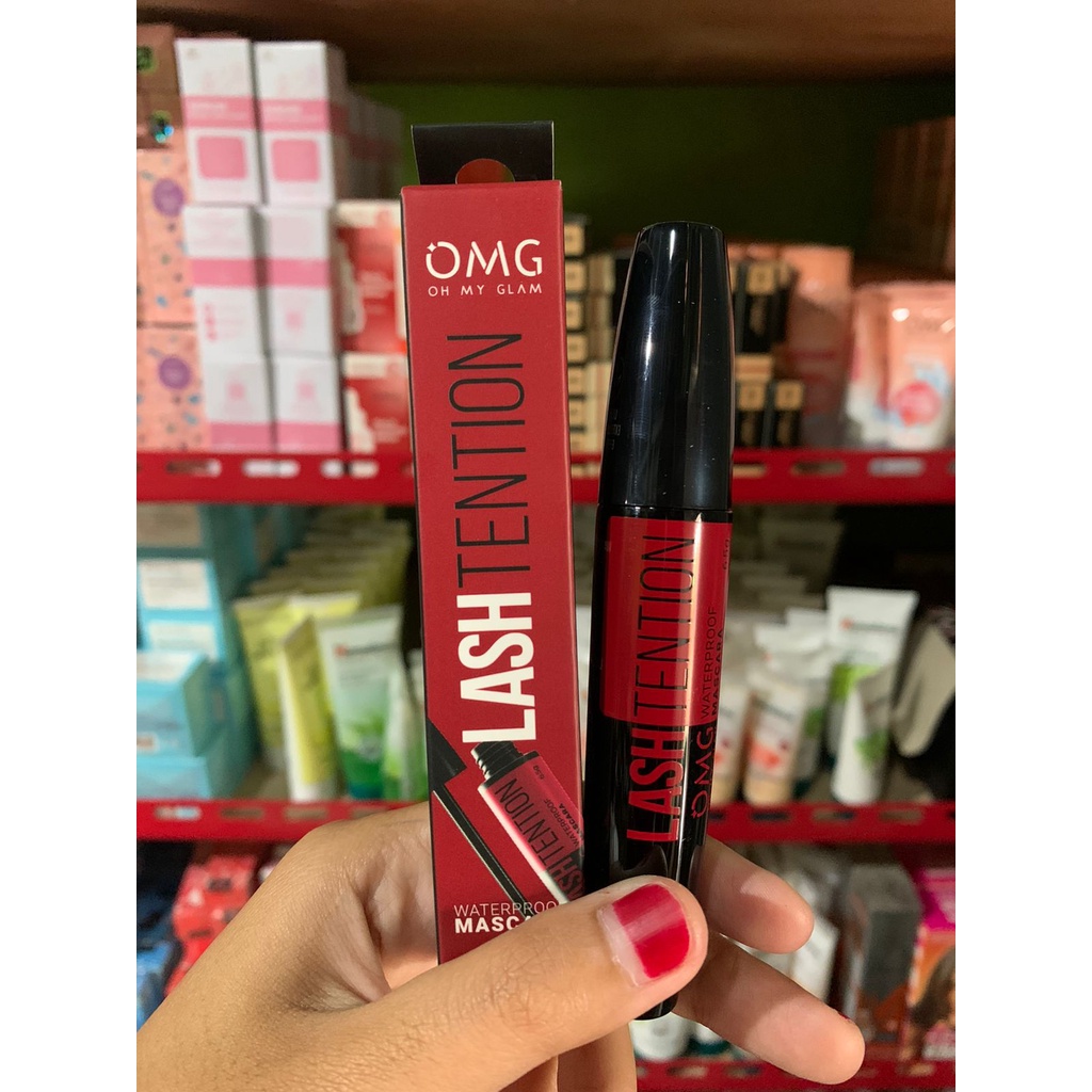 MFI - OMG Lashtention Waterproof Mascara  | New Product | BPOM | Ready Stock