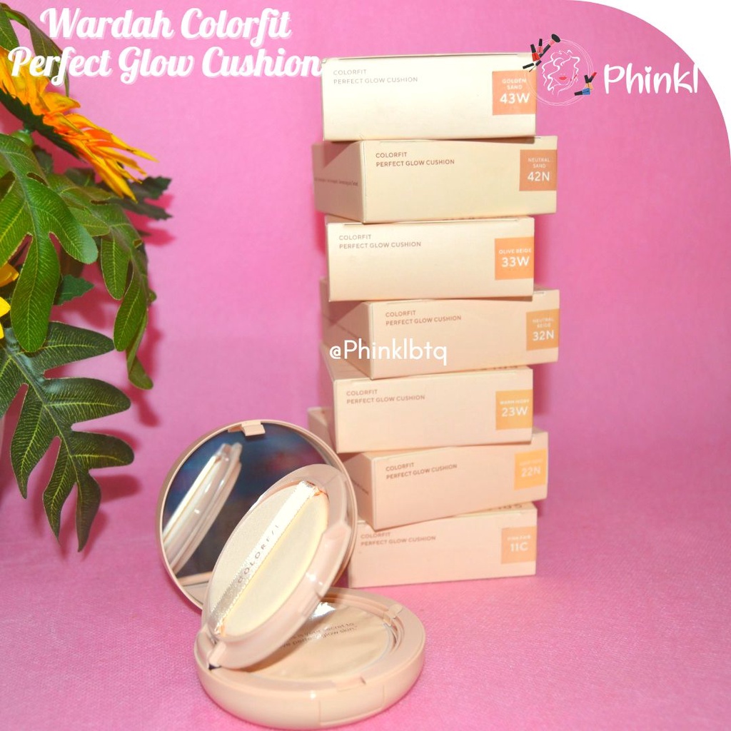 `ღ´ PHINKL `ღ´ Wardah Colorfit Perfect Glow Cushion spf 30 tahan lama glowing