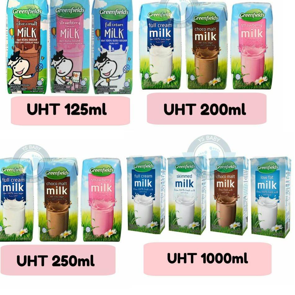 

✦ UHT Greenfields 125ml Perkarton isi 40 Greenfield ➥