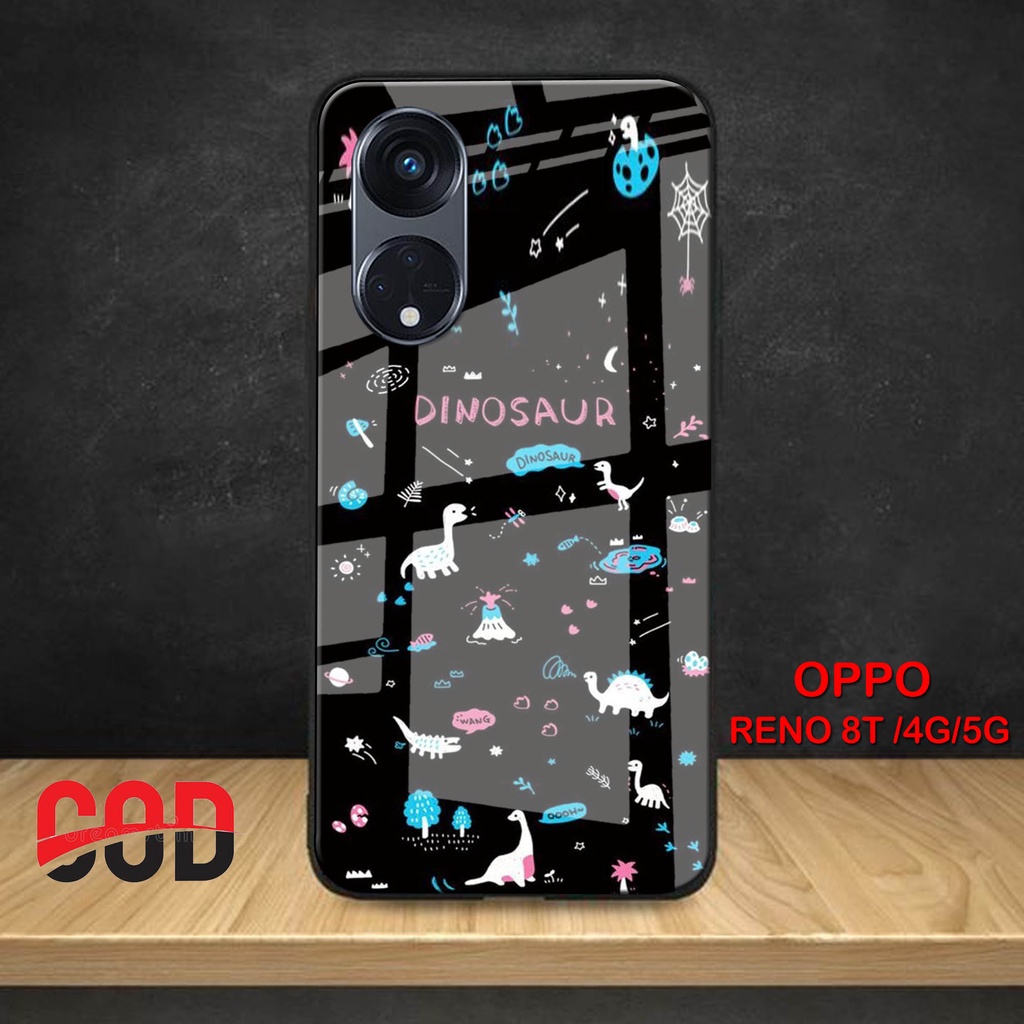[G44]  CASE OPPO RENO 8T 4G - OPPO RENO 8T 5G - SOFTCASE GLASS KACA OPPO RENO 8T 4G - OPPO RENO 8T 5