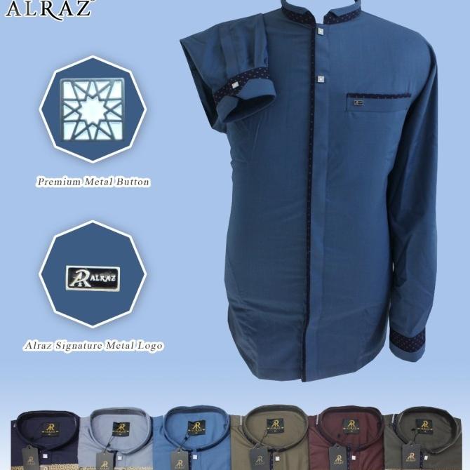 BISA COD KOKO KURTA ALRAZ LENGAN PANJANG MANSET PREMIUM /BAJU KOKO PRIA/BAJU KOKO DEWASA/BAJU KOKO A