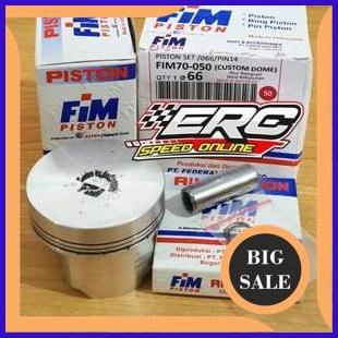 accessories PISTON FIM 66 MM PEN 14 CUSTOM DOME FIM 70 -50 JUPITER MX - VIXION - KLX 140ZZ3