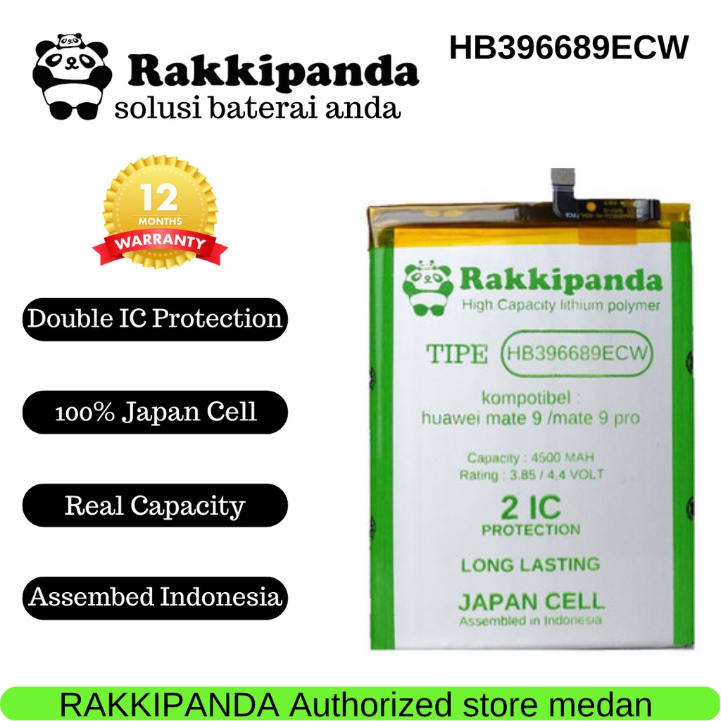 BATERAI RAKKIPANDA HB396689ECW FOR HUAWEI MATE 9 / MATE 9 PRO
