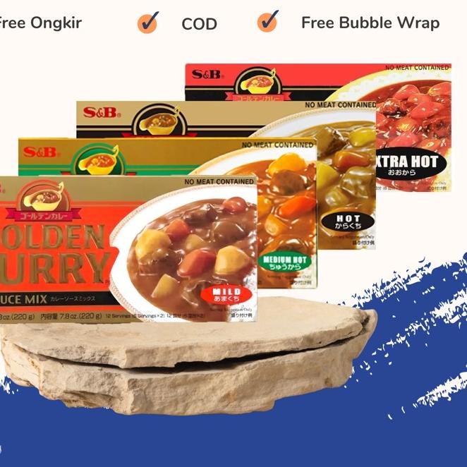

☁ Golden Curry S&B Kare Jepang 220gr ☛