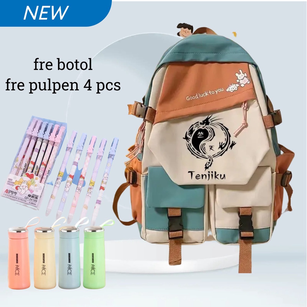 Backpack Anak- Schoolgirl Korean Version aolida bags High School Student Campus Backpack Ransel