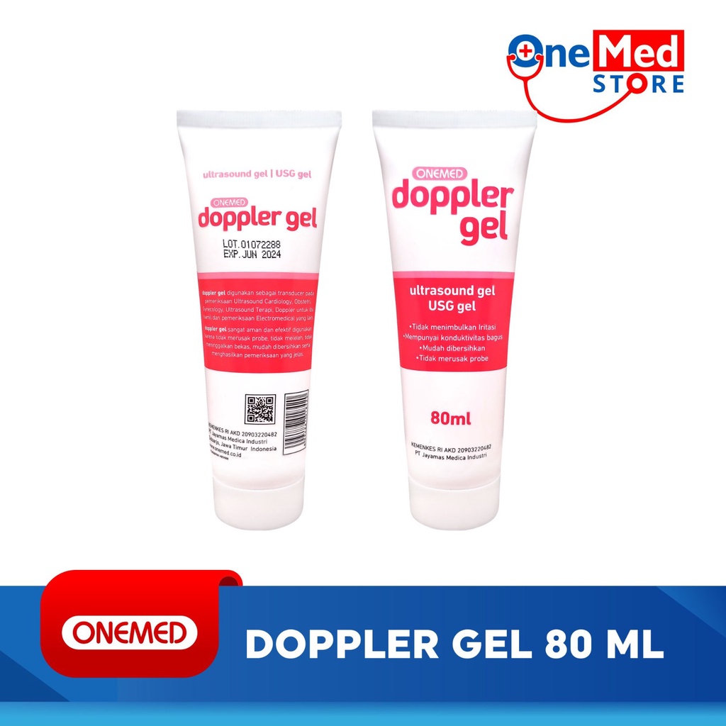 Doppler Gel Ultrasound USG Gel Onemed 80Ml OJ