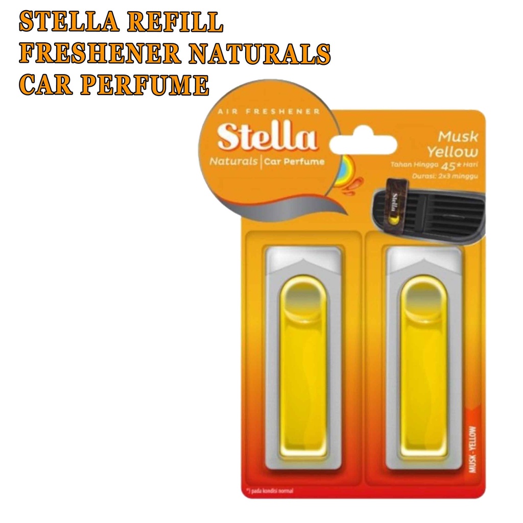 CAR PERFUME* STELLA REFILL FRESHENER NATURALS