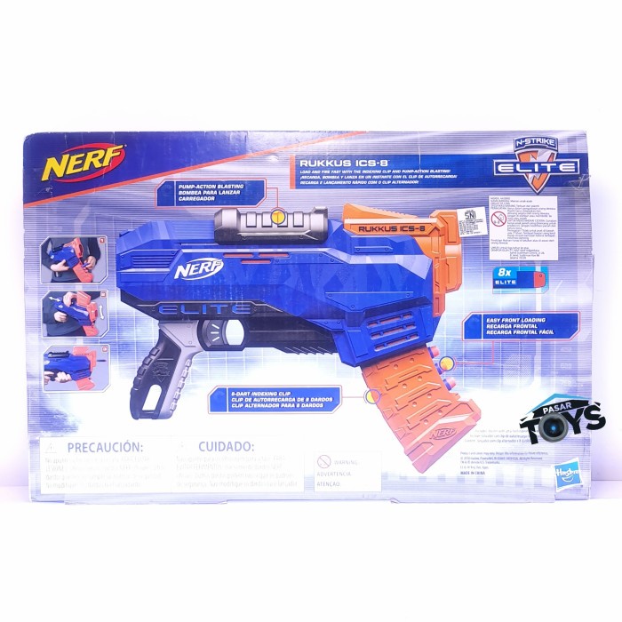 Nerf N-Strike Elite Rukkus Ics-8 #Original