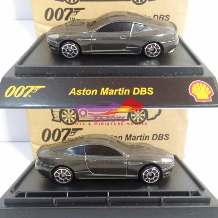 DIECAST JAMES BOND 007 ASTON MARTIN DBS GREY SHELL EDITION 1:64 TERBARU