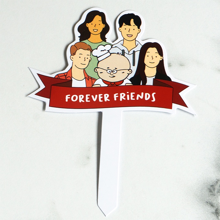 

Uncle Tetsu - Cake Topper - Forever Friends