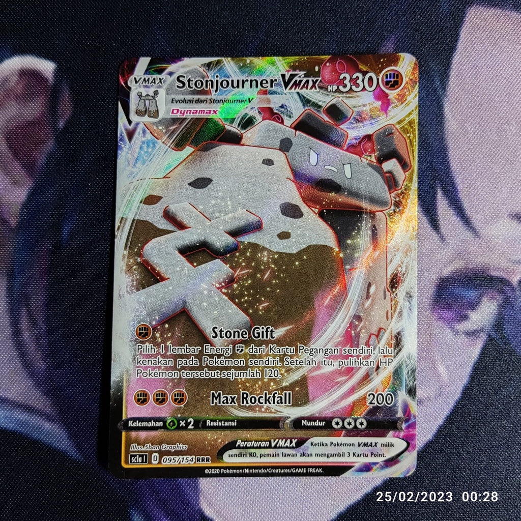 pokemon (ID) stonjourner vmax - SC1a 095/154 - RRR