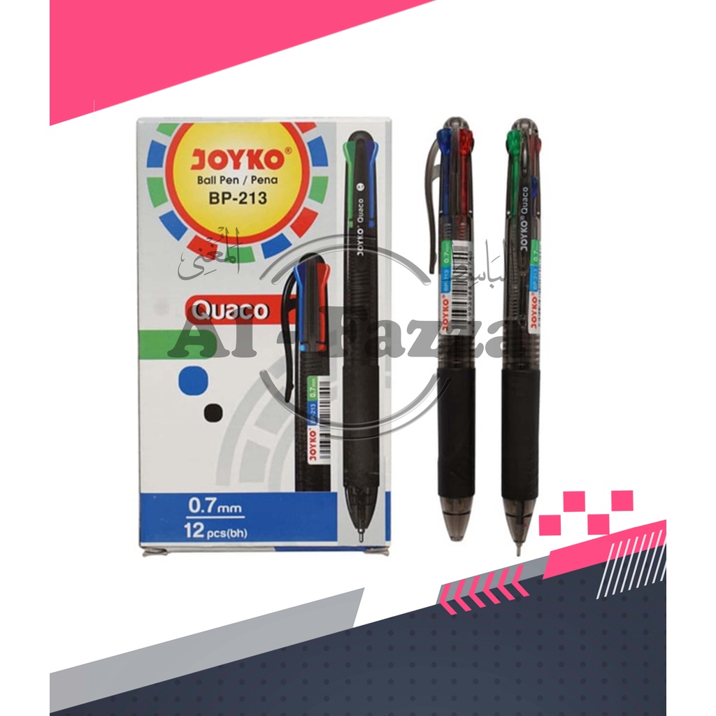 

Pulpen Joyko JOYKO QUACO 3 BP-288 - 4 Warna