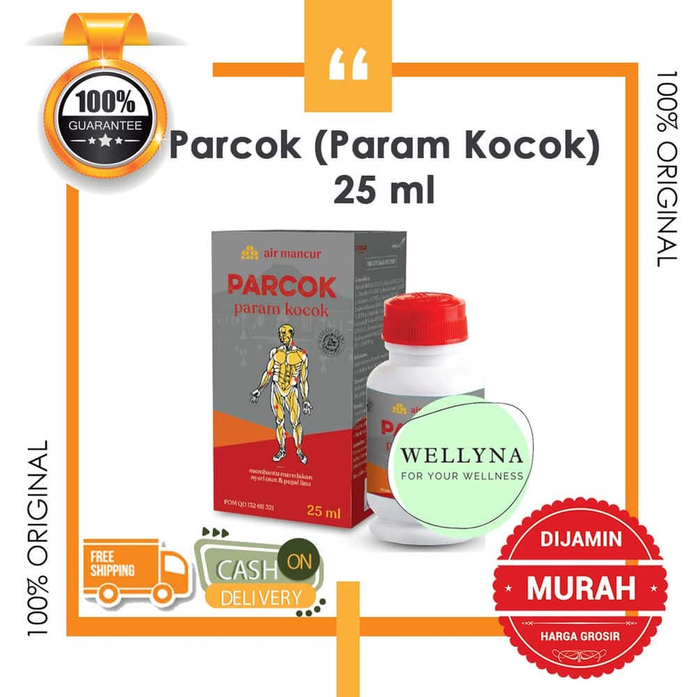 Koyo Cair obat pereda nyeri Parcok mengobati kaki terkilir keseleo. otot tegang, nyeri otot