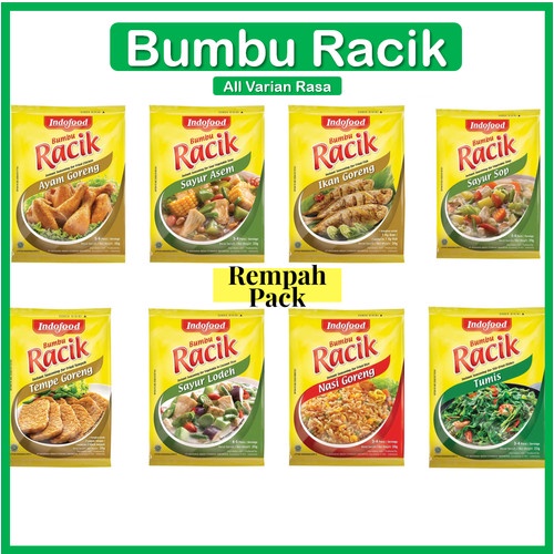

BUMBU RACIK INSTAN AYAM GORENG/IKAN GORENG/SAYUR TUMIS/SAYUR SOP SACH