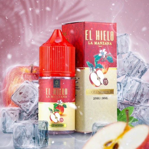 LIQUID EL HIELO MANZANA APPLE 30ML