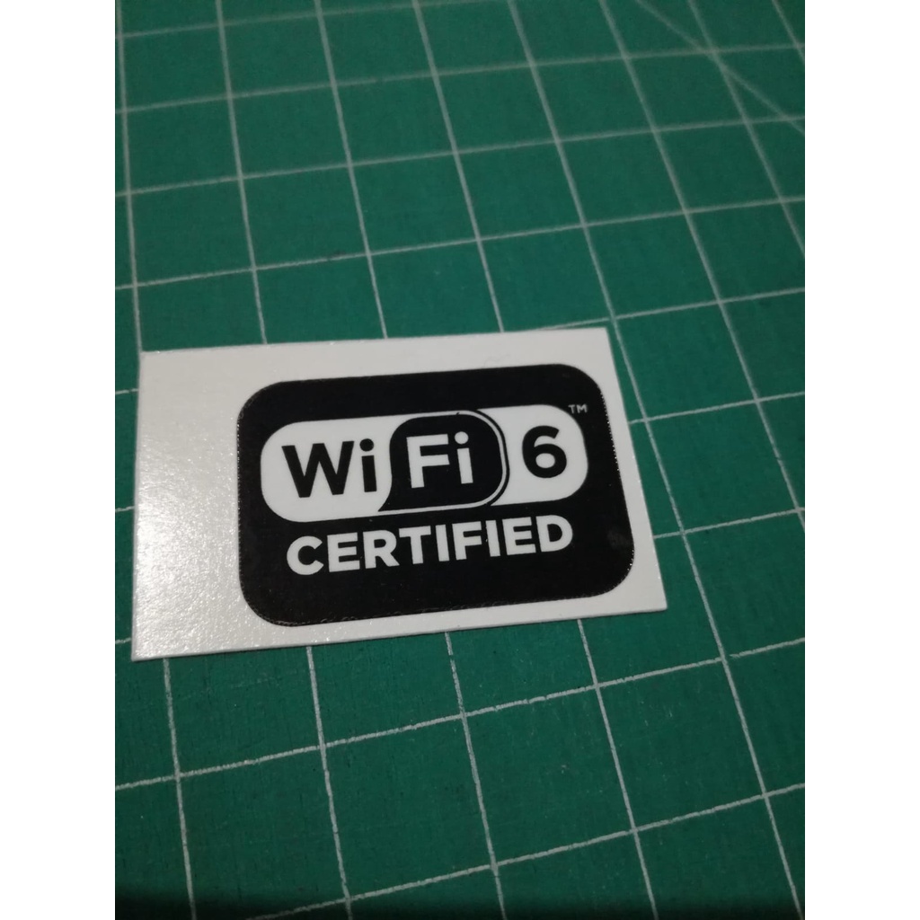 

Stiker Wifi 6 Certified