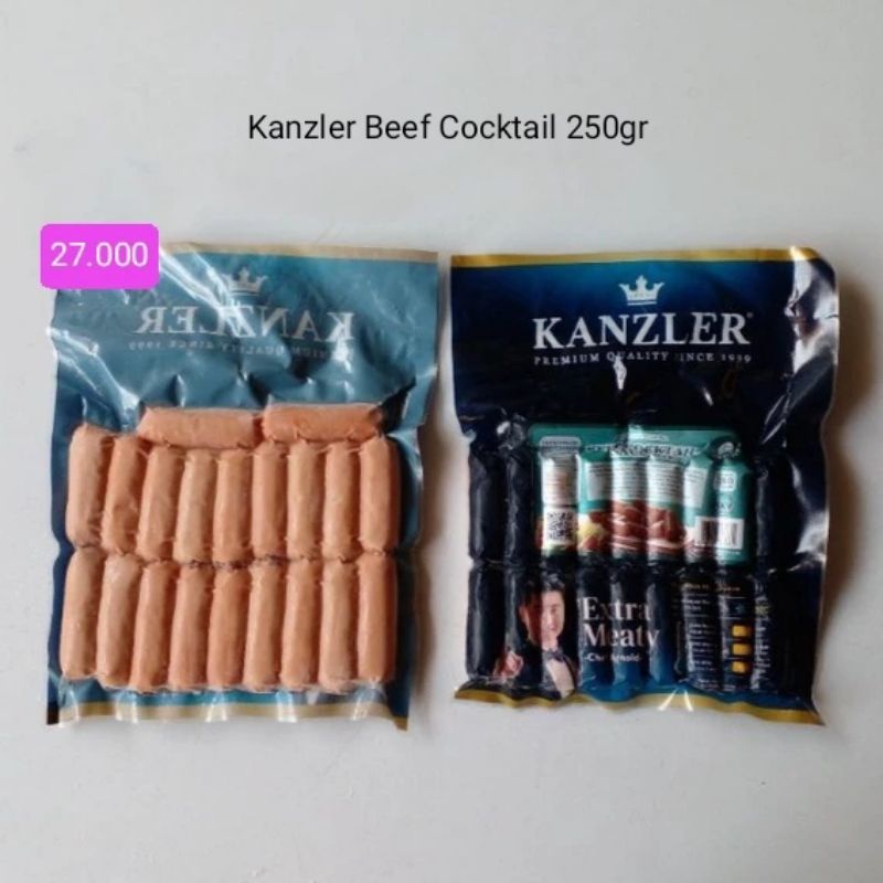 

Kanzler Sosis Beef Cocktail 250gr