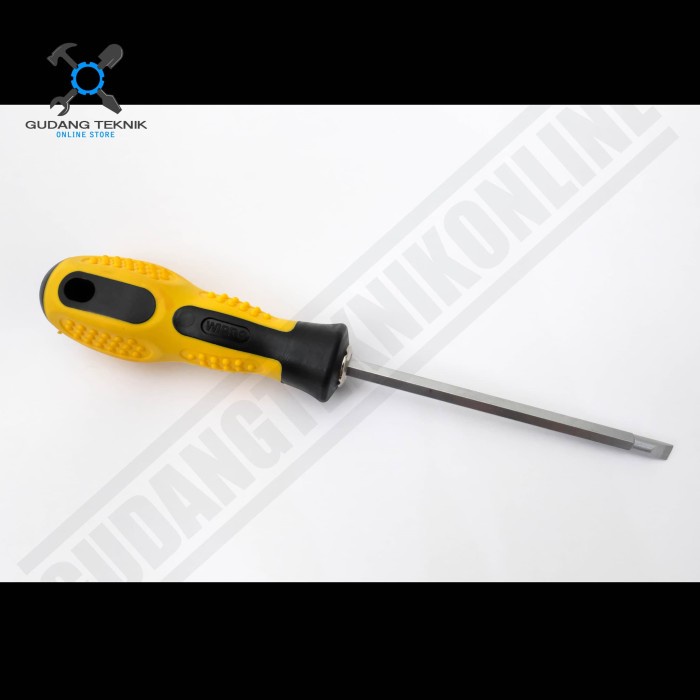 Obeng Plus Minus Bolak Balik Gagang Karet 5&quot; OBB5 6&quot; OBB6 WIPRO / Screwdriver + - 5 Inch 6 Inch Obeng Plus Obeng Minus OBB 5 OBB 6 WIPRO