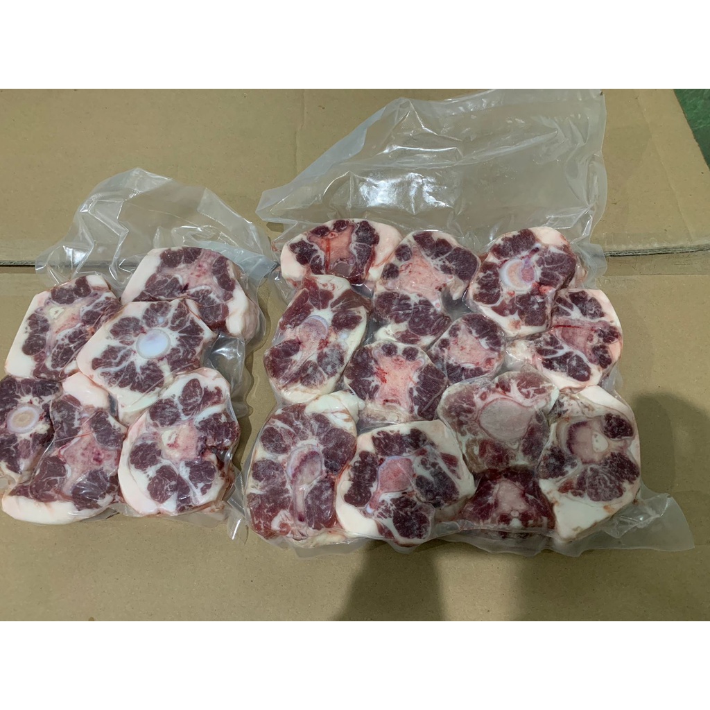 Beef Oxtail Import Center Cut Tanpa Buntut / Buntut Sapi Import Pilihan 1kg Vacum Pack