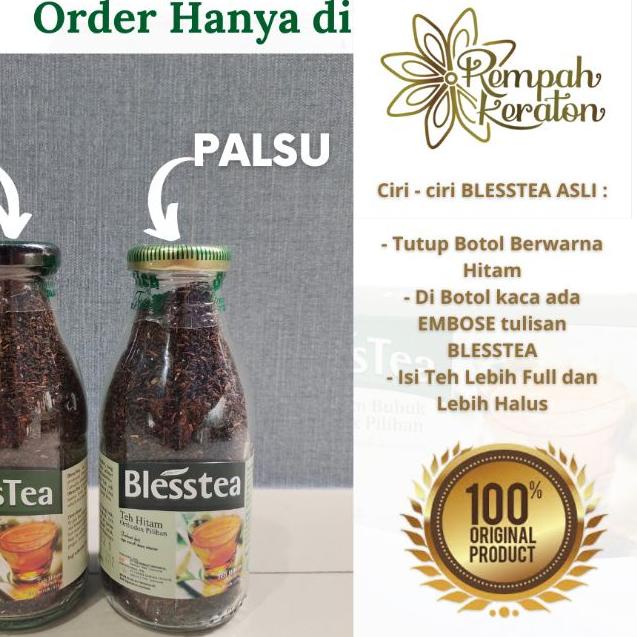 

☟ Blesstea Teh Hitam Botol DiJamin ASLI isi 110gr ☝