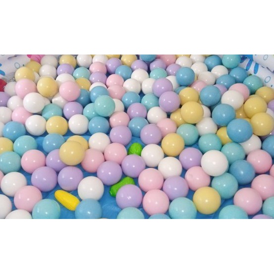 BOLA MANDI BOLA TEMA PASTEL WARNA MENARIK (1 PCS)