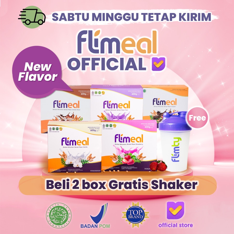 

FLIMEAL Minuman Sereal Rasa Coklat Meal Replacement from FLIMTY