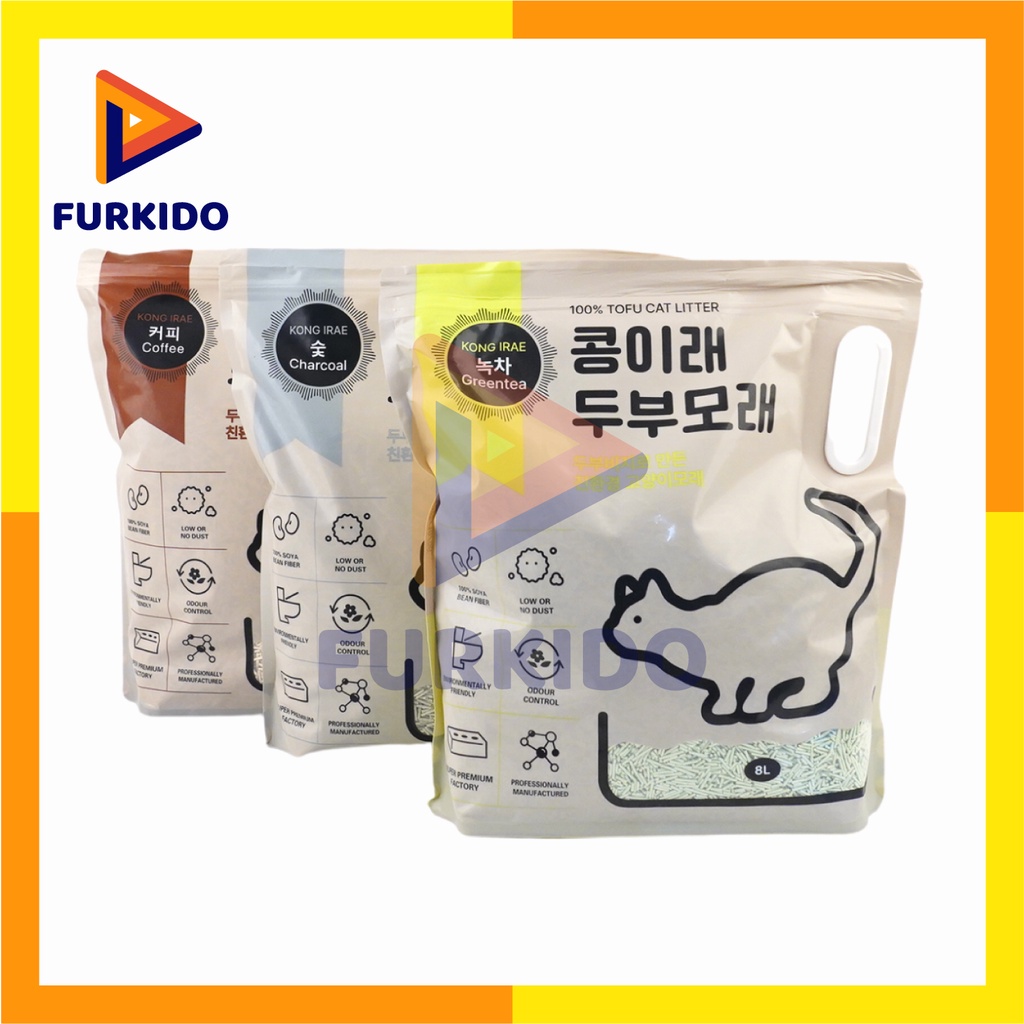 Kong Irae Korea Tofu Cat Litter / Pasir Kucing 8 L