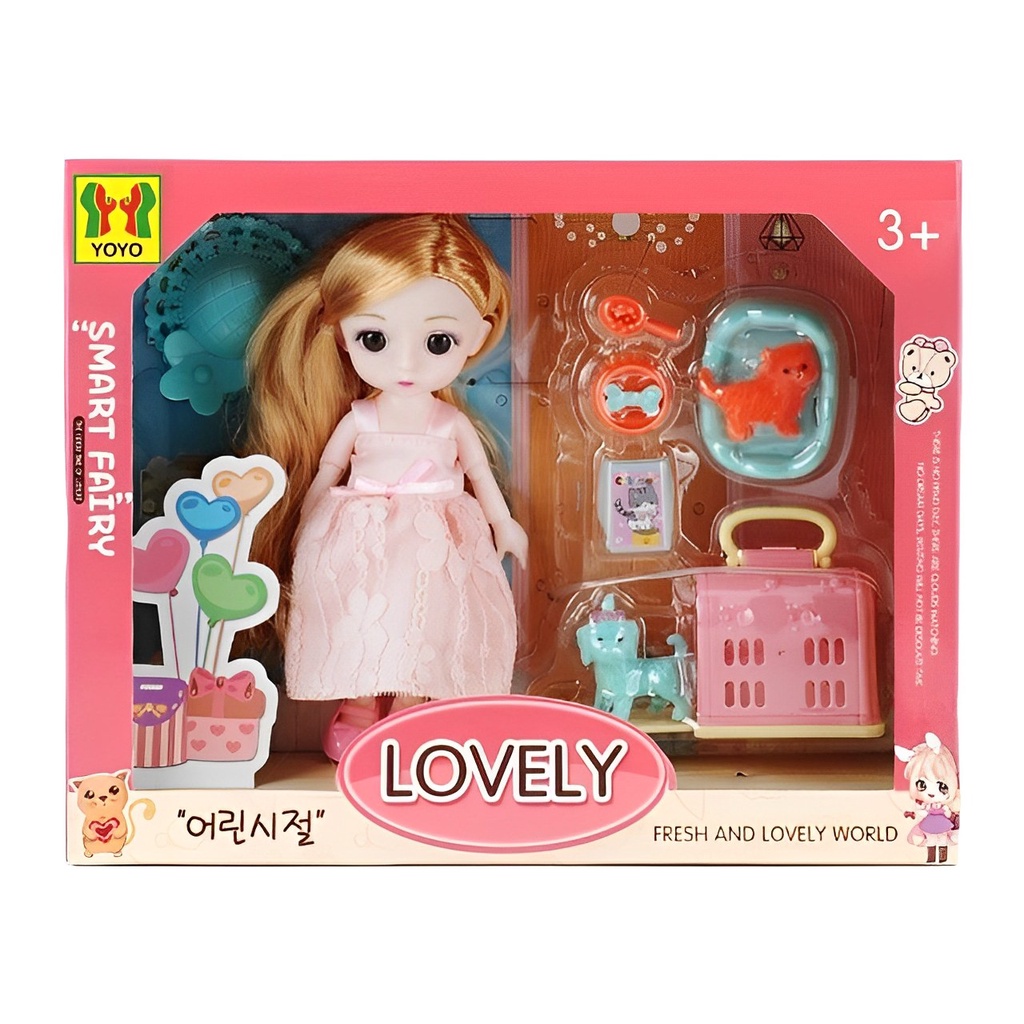 Lovely Smart Fairy | Mainan Anak Perempuan Boneka Edukasi | Mainan Anak Cewek 3-4-5-6 Tahun Terbaru 2023