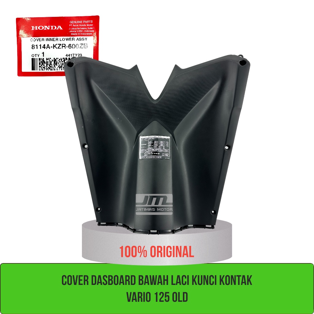 Cover dashboard bawah laci kunci kontak vario 125 old 8114A-KZR-600ZB