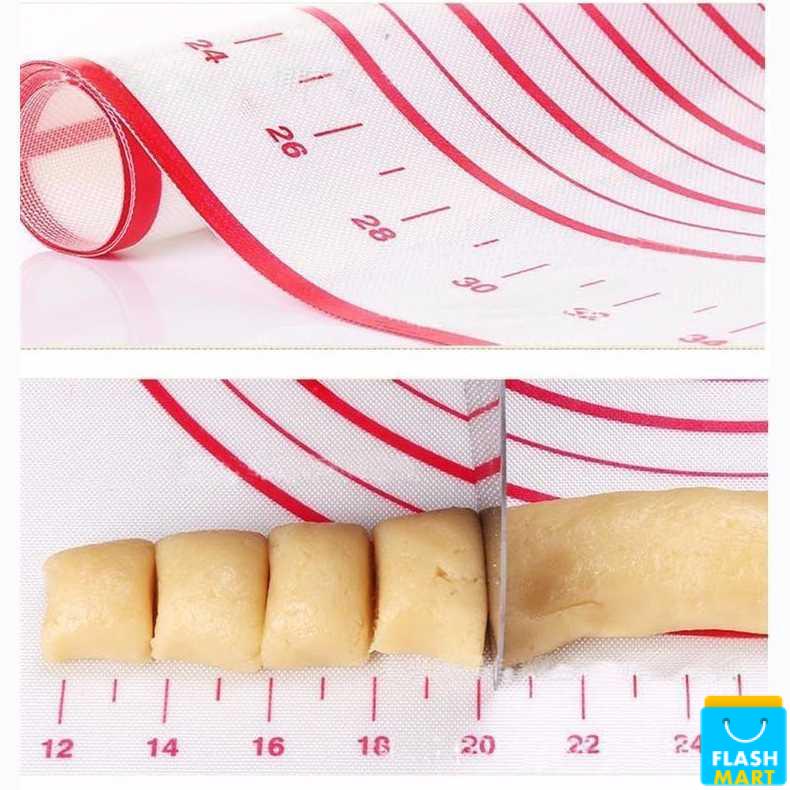 Flashmart Silicone Mat Alas Adonan Pizza Martabak 40x60CM - JJ63112