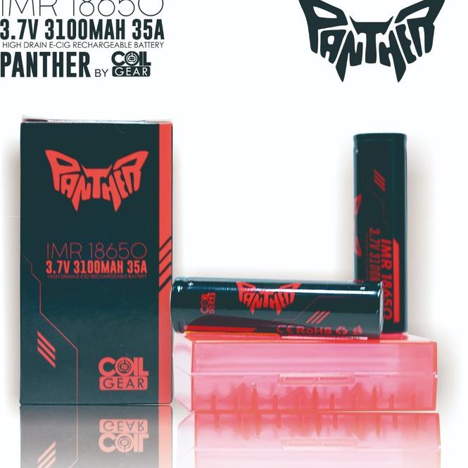 12.12 Brand Authentic baterai CoilGear Red Panther 18650 3100mAh 35A ?