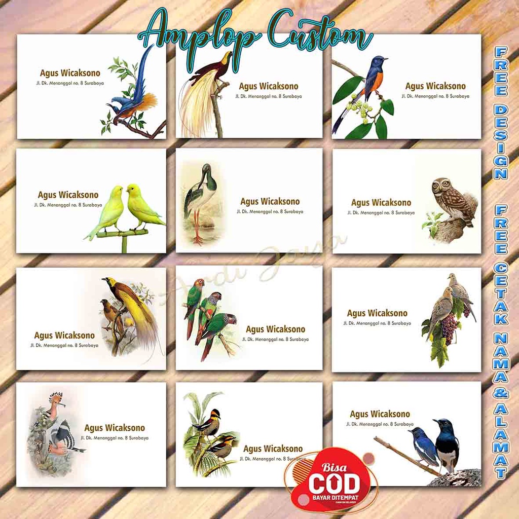 

Amplop Motif Custom Mbecek Kondangan Buwuh Santunan Infaq Persembahan I Free Design nama alamat