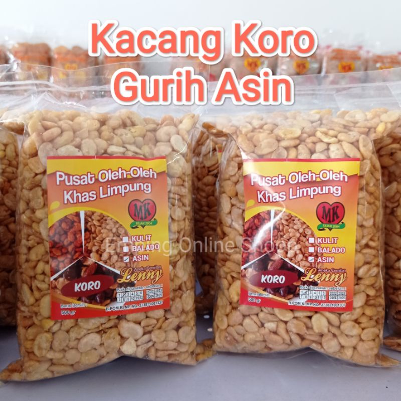 KACANG KORO GURIH ASIN 500 GR