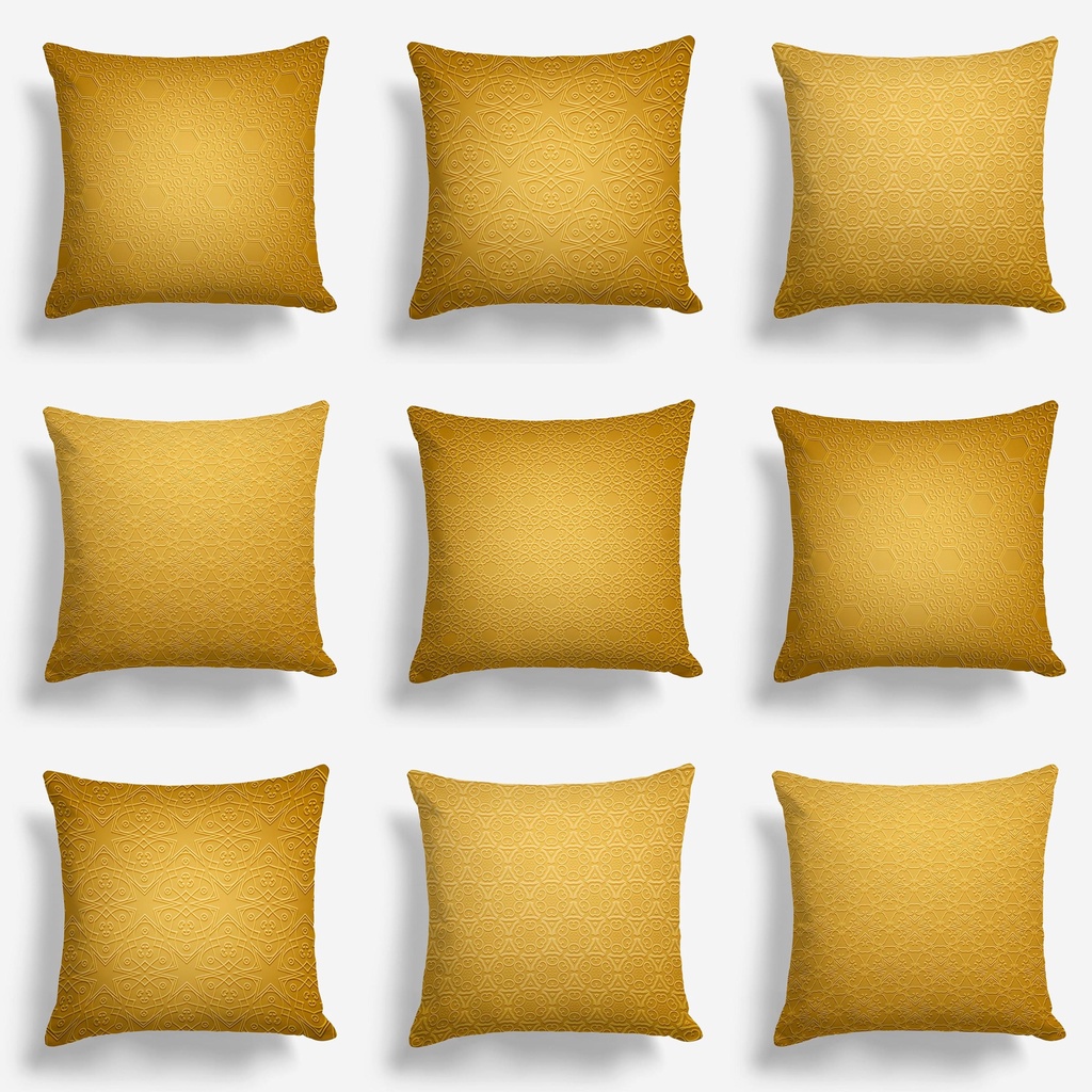 SARUNG Bantal Sofa Print 40x40 cm Motif Gold Turkish Emas Ramadhan Aesthetic Minimalis Estetik Grabandgift