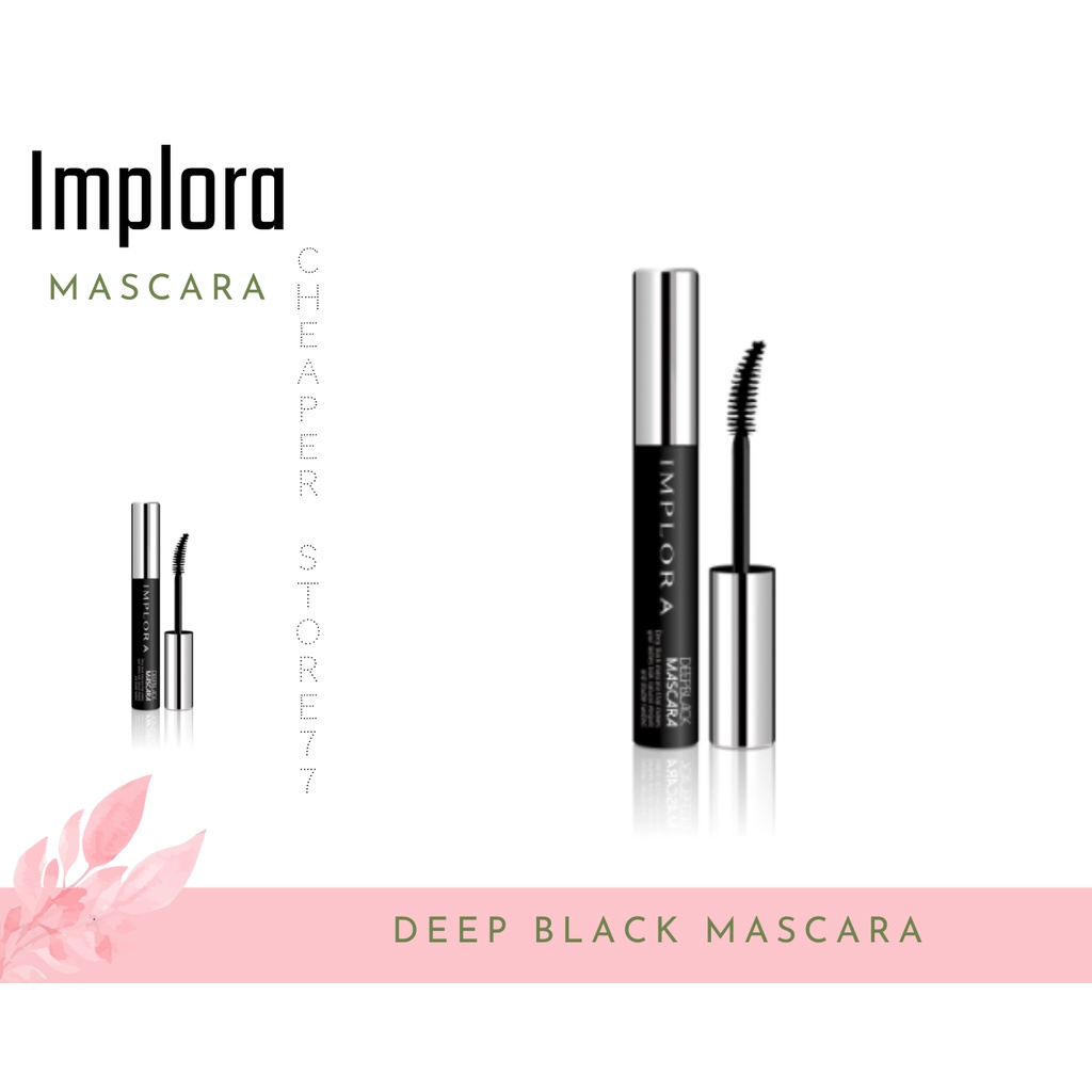 IMPLORA - EYE LINER PEN 1.7 GR &amp; MASKARA 3.8 GR