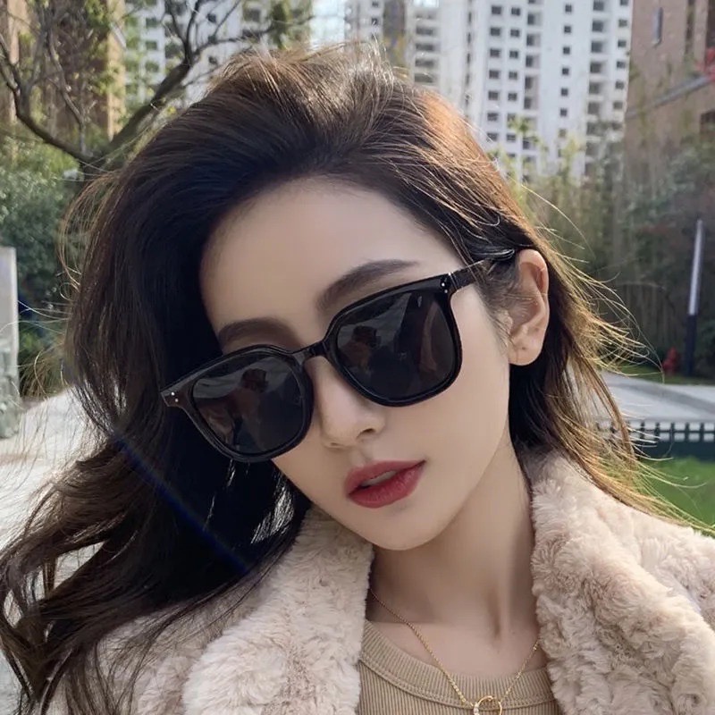 OVERFLOWS.ID  KACAMATA HITAM WANITA/PRIA SUNGLASSES KOREAN FASHION SMALL CANDY COLOR