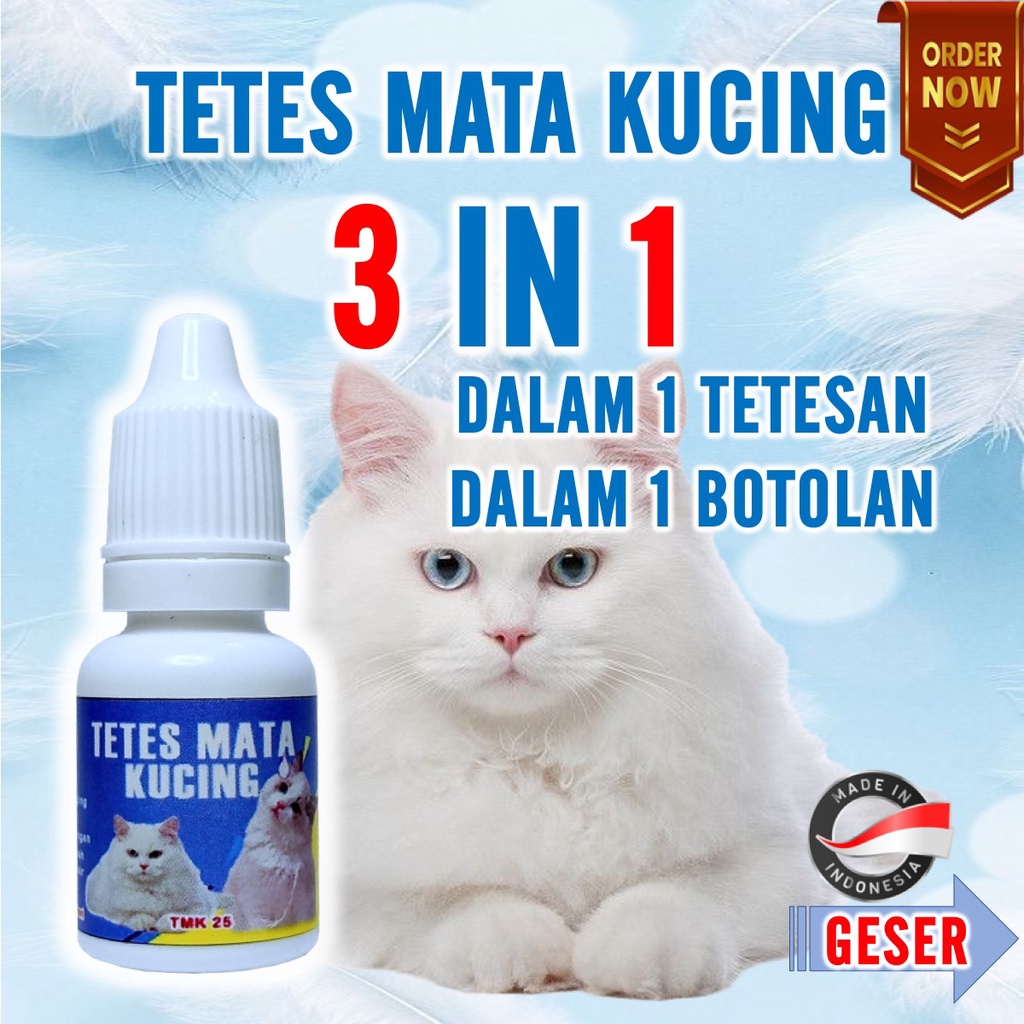 Obat Tetes Mata Hidung Telinga Kucing 3 Fungsi dalam 1 Botol