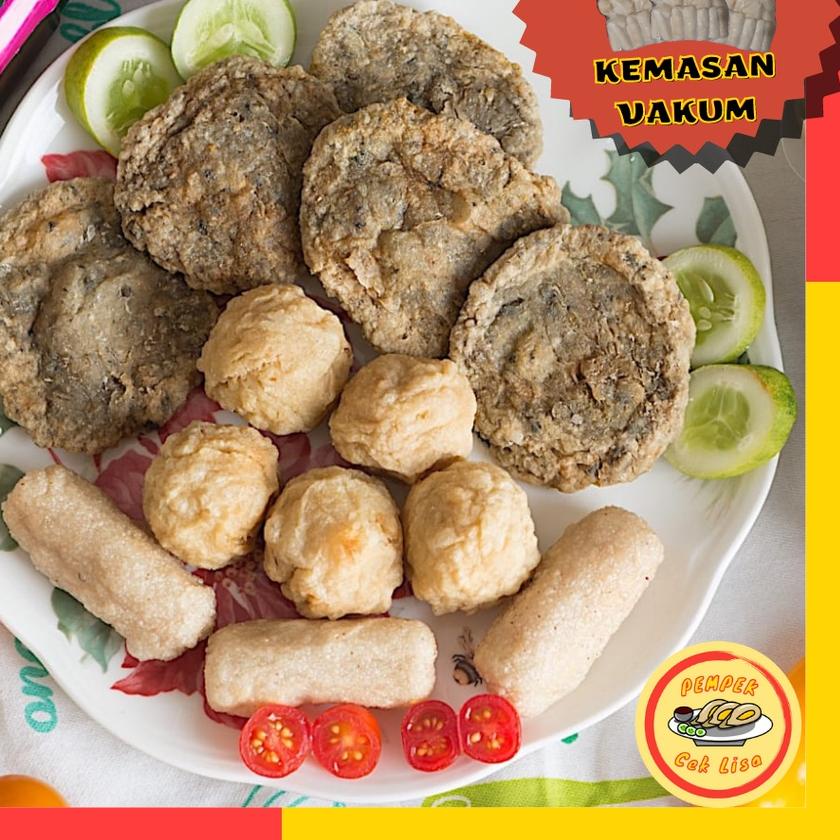 

➾ PEMPEK PALEMBANG KECIL PAKET CAMPUR ISI 20PCS/1KG + CUKO PEMPEK FROZEN MAKANAN BEKU FROZEN FOOD ☋
