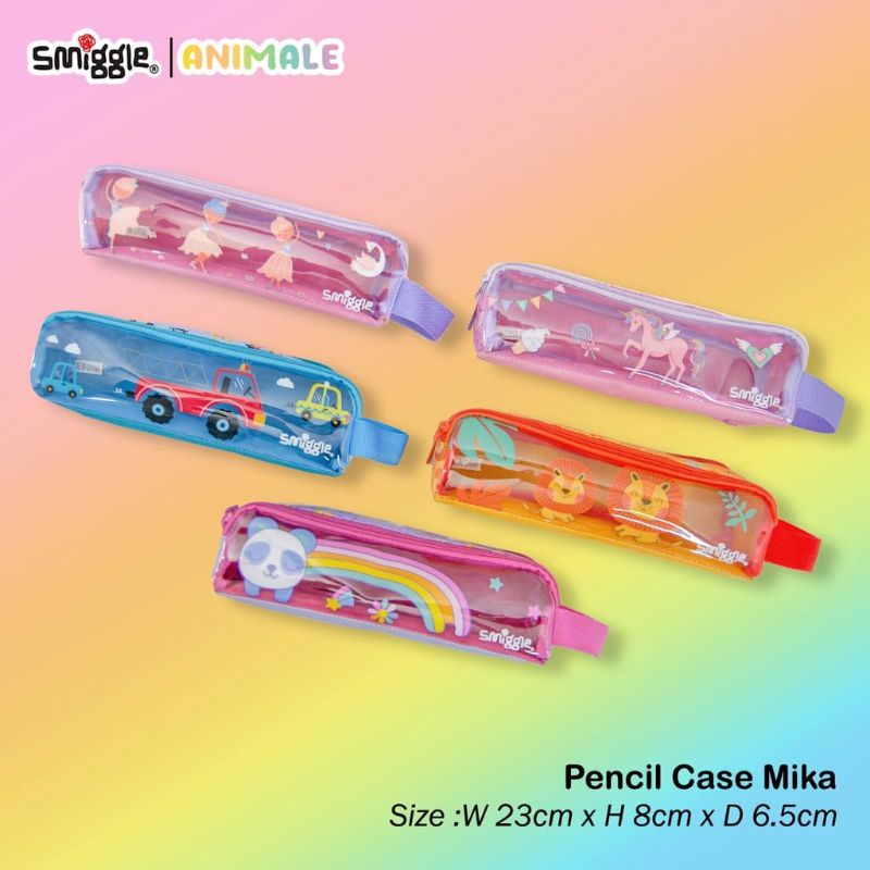 pencil case smiggle 2 zipper/tempat pensil smiggle