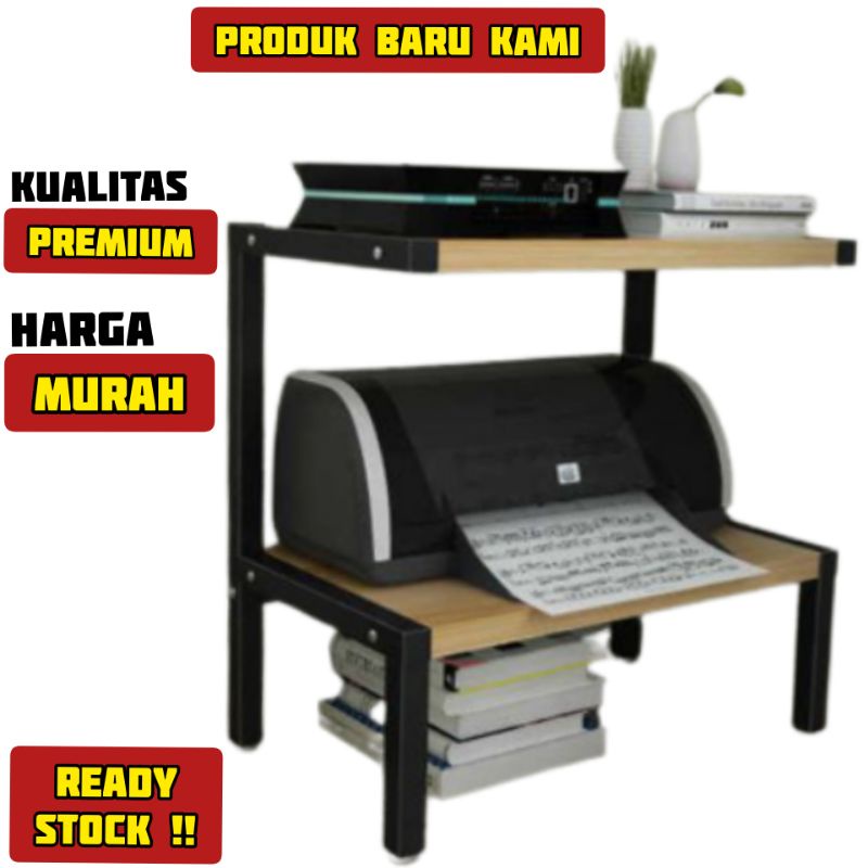 Rak Meja Printer Dan Laptop Susun Minimalis