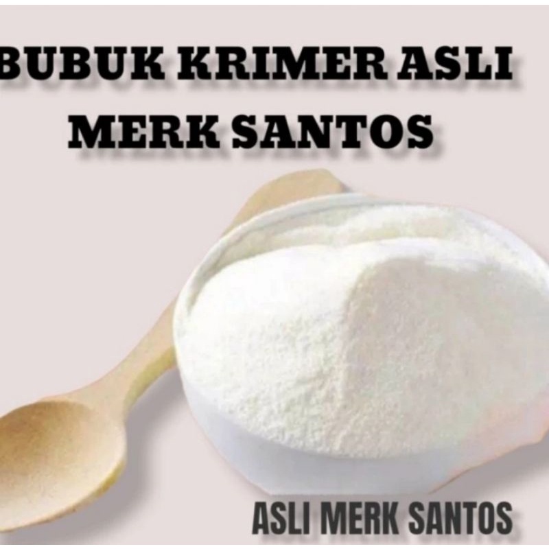

Creamer Premium Krimer Bubuk Non Dairy Merk Santos 500 gram