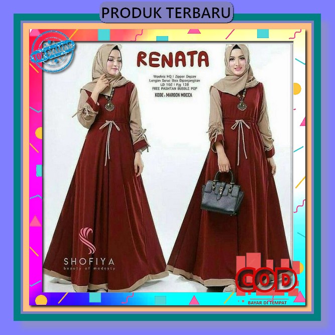 Baju Gamis Terbaru 2023 / Gamis Ethica Ayumi 291 / Ayumi 291 / Gamis Simple Elegan / Gamis Modern / 