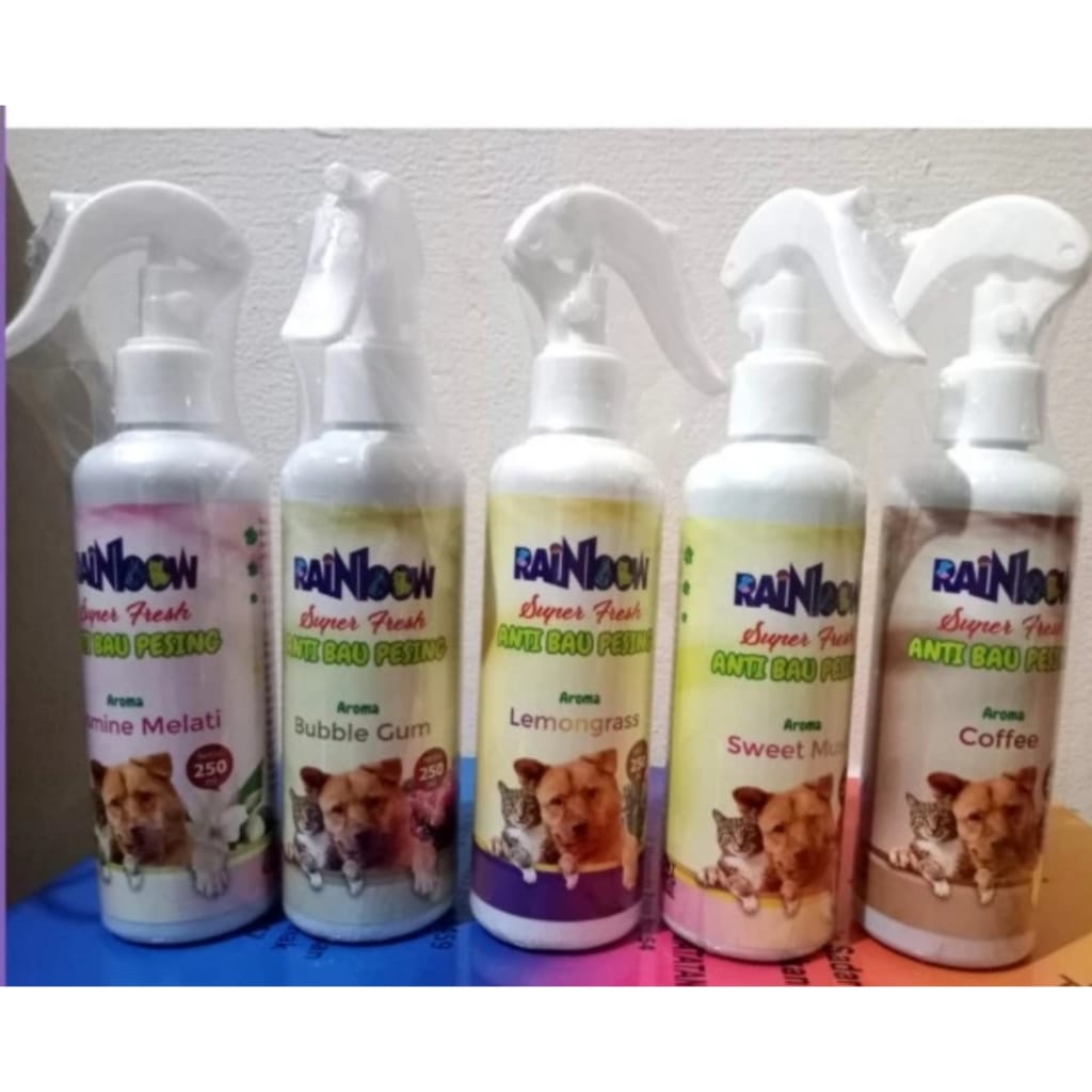 Rainbow Superfresh 250 ml Penghilang bau kotoran hewan &amp; Disinfektan