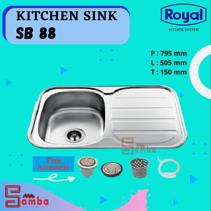 ------] Royal Kitchen Sink SB 88 Bak Cuci Piring