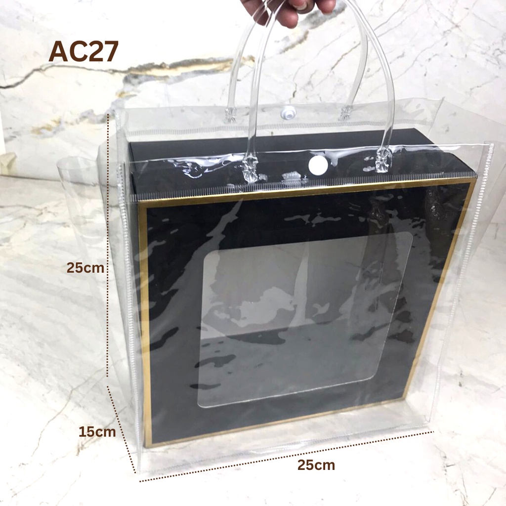 

Tas Mika Transparan / Tas Mika Souvenir / Tas Mika Bening Transparan Tebal, Souvenir Ulang Tahun, Hampers Aqiqah, Tas Snack Ultah | AC27